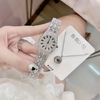 SET Đồng hồ nữ Davena Crystal D61692-SS