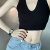 Đồng hồ nữ Jenoti Dáng vuông đính đá dây da đen