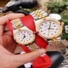 Đồng hồ nam Olym Pianus Pin 10 năm OP89322DMSK-T viền 4 đá đỏ