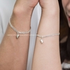 Lắc tay đôi bạc Việt Nam Sweetheart Couples Bracelet