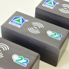 Đồng hồ gỗ để bàn có sạc không dây - in logo Bình Dương Digital Map