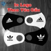 Khẩu trang vải co giãn 4 chiều in logo theo yêu cầu