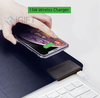 Lót Chuột Kiêm Sạc Không Dây Wireless Mouse Pad có Logo phát sáng