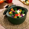 Bộ 4 Nồi sứ dưỡng sinh Vesta - Minh Long HealthyCook - In Logo Theo Yêu Cầu