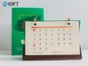 Lịch gỗ để bàn khắc logo HANFIMEX - MS06