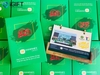 Lịch gỗ để bàn khắc logo HANFIMEX - MS06