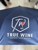 Dù cầm tay cán gỗ tự động 2 chiều in logo Truewine