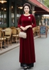 Áo dài nhung CT115 (nguyên áo)