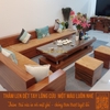 Thảm Len Thủ Công Cho Bộ Bàn Ghế Chữ L Nguyên Khối