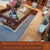 Thảm Len Thủ Công Cho Bộ Bàn Ghế Chữ L Nguyên Khối