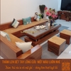 Thảm Len Thủ Công Cho Bộ Bàn Ghế Chữ L Nguyên Khối