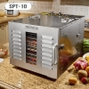 Máy sấy hoa qủa Inox. Tủ sấy thực phẩm 10 khay làm thịt bò khô, mứt hoa quả.