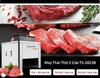 Máy cắt thái thực phẩm 2 cửa. Thái thịt, rau củ quả nhanh gọn.