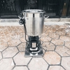 Máy xay giò 1100W khung inox. xay thịt sống, rau củ loại kèm bao đá.