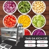 Máy xắt thái củ quả chuyên nghiệp HL006. Thái hình hạt lựu, khối vuông.