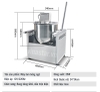 Máy Nổ Bắp Rang Bơ Chuyên Nghiệp Năng Suất Cao.