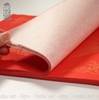 Giấy xuyến chỉ đỏ họa tiết Long Phụng Trình Tường