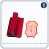 Dấu triện phong tất cao su đúc đặc 6x4 cm