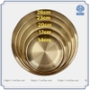 Đĩa bày hoa quả (bộ 5 đĩa ) inox