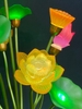 Đôi đèn bình ngọc hoa sen thủy lưu ly