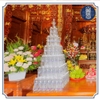 Bộ khay bày nước hình tháp vuông
