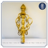 Đầu tích trượng cao 32cm đồng