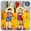 Tranh Thiện Tài Đồng Tử chất liệu nhựa xốp
