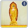Tượng Tam Thánh đứng vẽ màu 1m2 (có lá đề kèm đèn led)