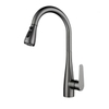 Vòi chén inox nóng lạnh rút dây cao cấp