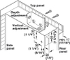 Đế Gắn Tường Lắp Phải Hafele -  290.00.700
