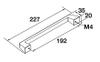 Tay Nắm Tủ 227mm H1375 Hafele - 106.69.267