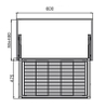 Rổ Bằng Kim Loại 600mm Hafele - 807.95.841