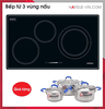536.01.595 - Bếp Từ 3 Vùng Nấu HC-I773B Hafele