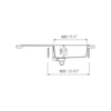 570.32.330 - Chậu Rửa Chén HS20-GED1S60 Hafele