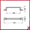 Tay Nắm Tủ Cổ Điển 170mm Hafele - 107.03.115