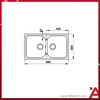 570.35.580 - Chậu Rửa Đá HS19-GEN2R90 Hafele