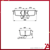 570.35.580 - Chậu Rửa Đá HS19-GEN2R90 Hafele