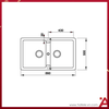 570.36.500 - Chậu Rửa ANTONIUS HS-GD8650 Hafele