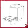 538.21.330 - Máy Rửa Chén Âm Toàn Phần HDW-FI60AB Hafele