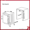 533.23.260 - Máy Rửa Chén Âm Tủ HDW-FI60A Hafele