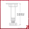 Chân Tủ Cho Ván Gỗ H100-130 Hafele - 637.15.012