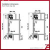 Phụ Kiện Cửa Trượt Tủ Slido Fold 20VF Hafele - 401.30.009