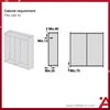 Phụ Kiện Cửa Trượt Tủ Slido Fold 20VF Hafele - 401.30.009