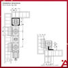 Phụ Kiện Cửa Trượt Fold 40 MF Flex Hafele - 409.61.000