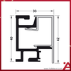 Thanh Nhôm Gắn Tường Dài 600mm Hafele - 521.00.006