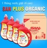 Nước Giặt Xả SAN PLUS Organic công nghệ Châu Âu 3.2 Lít (Can)