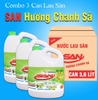 Nước lau sàn sinh học SAN hương Sả Chanh - 3,6 Lít