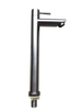 Vòi lavabo lạnh inox 304 mờ cao 17cm - 30cm đầu điếu