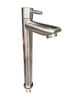 Vòi lavabo lạnh inox 304 mờ cao 17cm - 30cm đầu điếu