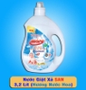 Nước Giặt Xả SAN Organic công nghệ Châu Âu 3.2 Lít (Can)